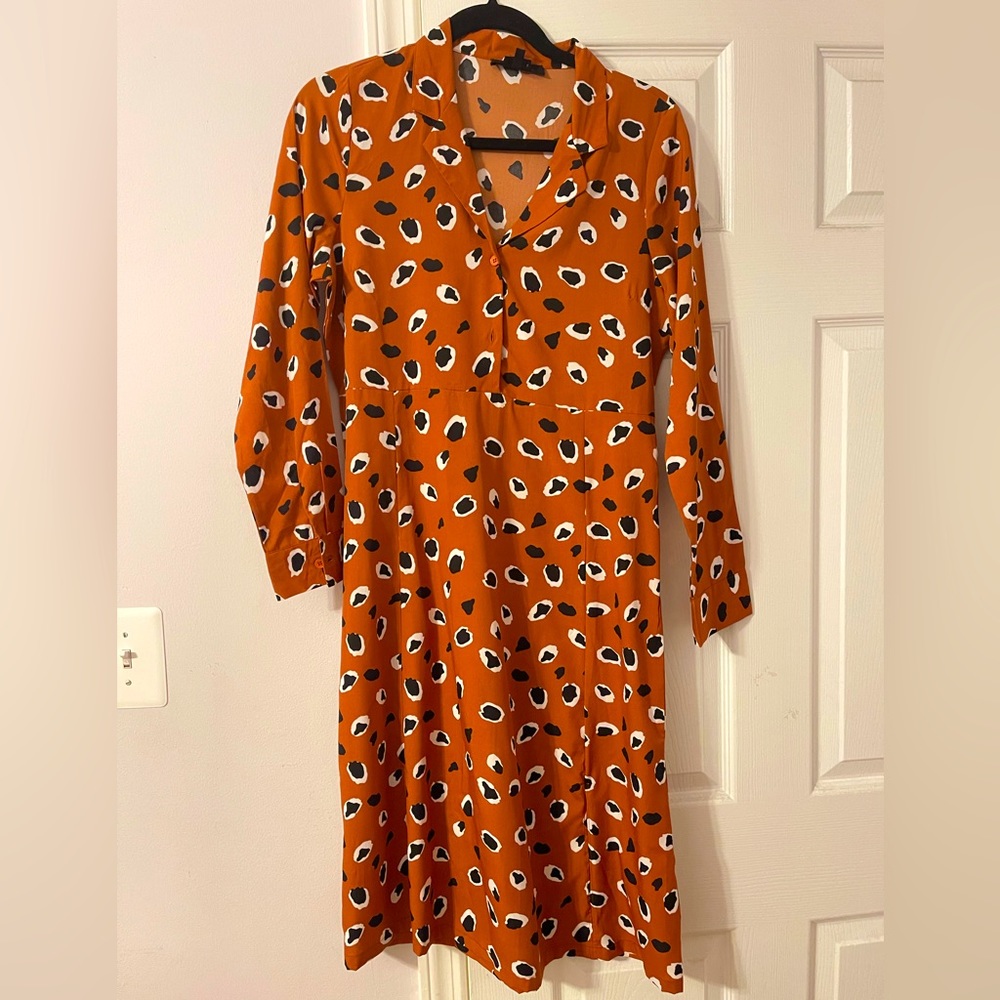 Leopard print dress